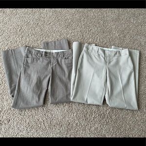 Bundle of two banana republic flare leg pants